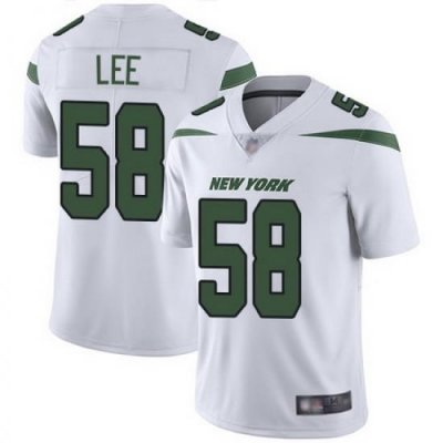 Jets #58 Darron Lee White Men Stitched Football Vapor Untouchable Limited Jersey