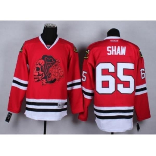 NHL Chicago Blackhawks #65 Andrew Shaw Stitched red jersey[2014 new]