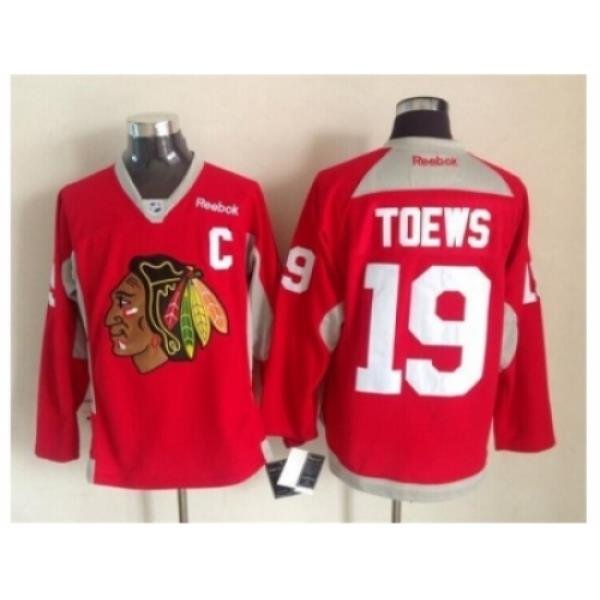 NHL Chicago Blackhawks #19 Jonathan Toews red jerseys New