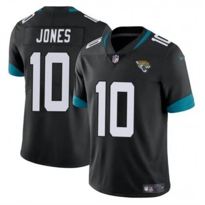 Youth Jacksonville Jaguars 10 Mac Jones Black Vapor Untouchable Limited Stitched Jersey