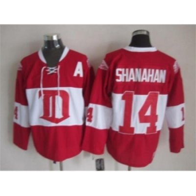 NHL Detroit Red Wings 14 Shanahan classic red jerseys