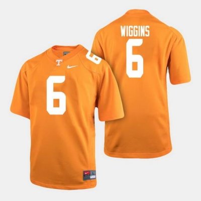 Men Tennessee Volunteers Shaq Wiggins College Football Orange Jersey