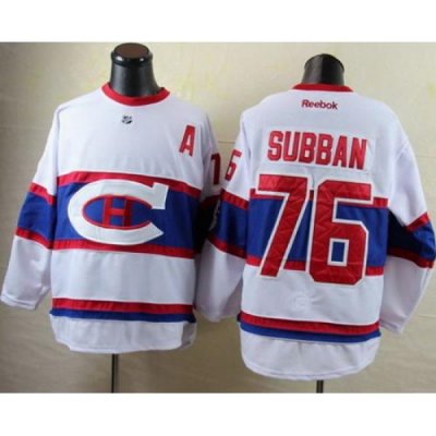 Montreal Canadiens #76 Subban White New CH Stitched NHL Jersey