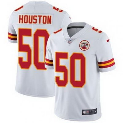 Nike Chiefs #50 Justin Houston White Mens Stitched NFL Vapor Untouchable Limited Jersey