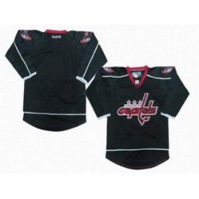 Washington Capitals blank black jerseys