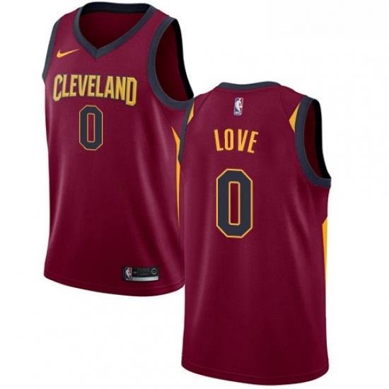 Womens Nike Cleveland Cavaliers 0 Kevin Love Swingman Maroon Road NBA Jersey Icon Edition