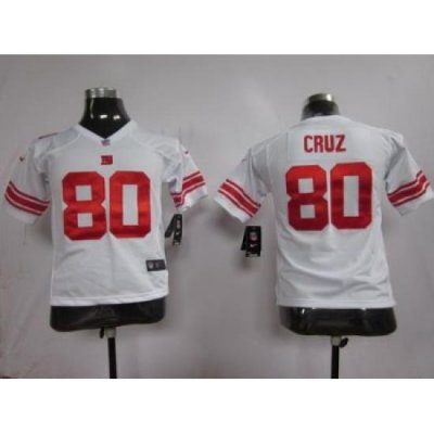 Youth Nike NeW York Giants #80 Victor Cruz White Nike NFL Jerseys