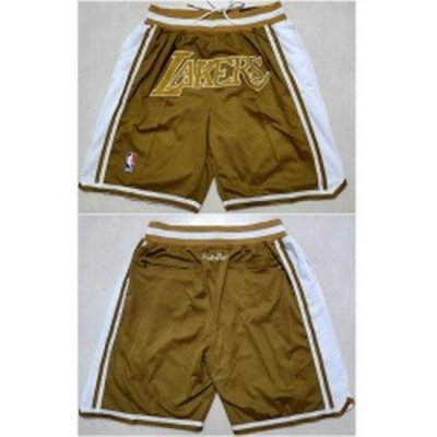 Los Angeles Lakers Basketball Shorts 040