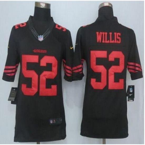 New San Francisco 49ers #52 Patrick Willis Black Alternate Men Stitched NFL Limited Jersey