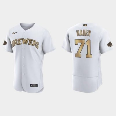 Men Josh Hader MilWaukee BreWers 2022 Mlb All Star Game Authentic White Jersey