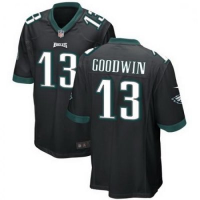 Youth Nike Eagles 13 Marquise Goodwin Black Vapor Limited Stitched NFL Jersey