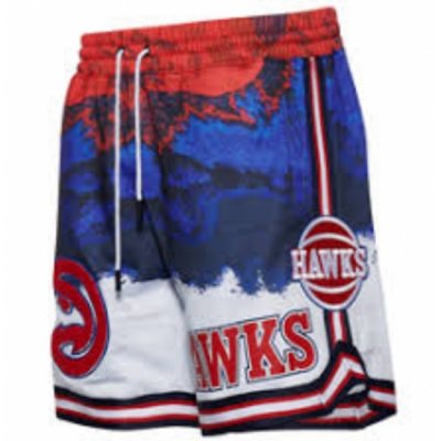 NBA Shorts Hawks Blue Red