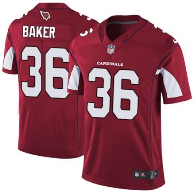 Nike Cardinals #36 Budda Baker Red Team Color Mens Stitched NFL Vapor Untouchable Limited Jersey