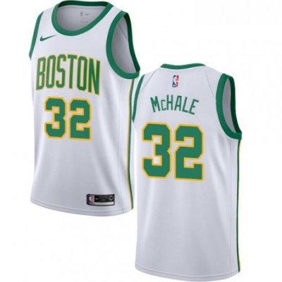 Womens Nike Boston Celtics 32 Kevin Mchale Swingman White NBA Jersey City Edition