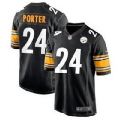 Men Pittsburgh Steelers Joey Porter #24 Black Vapor Untouchable Limited Stitched Jersey