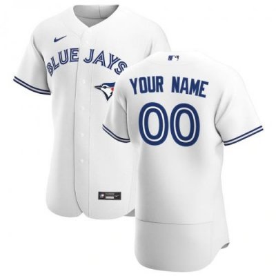 Toronto Blue Jays Custom Men Women youth Nike White Home 2020 Authentic Player MLB Jersey