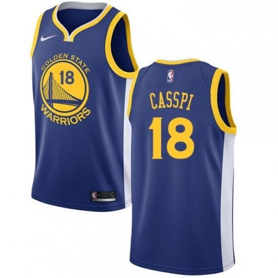 Youth Nike Golden State Warriors 18 Omri Casspi Swingman Royal Blue Road NBA Jersey Icon Edition