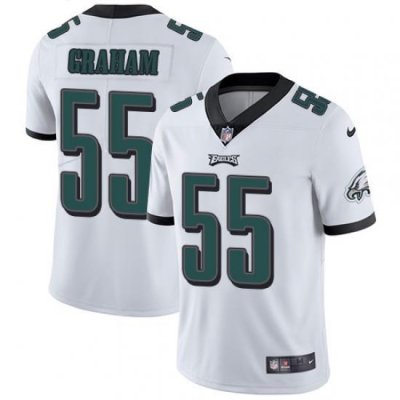 Youth Nike Eagles #55 Brandon Graham White Stitched NFL Vapor Untouchable Limited Jersey