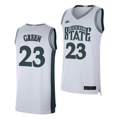 Michigan State Spartans Draymond Green White Retro Limited Men'S Jersey