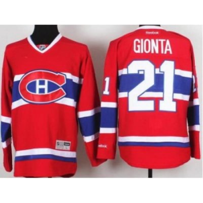 Montreal Canadiens 21 Brian Gionta Red NHL Hockey Jerseys