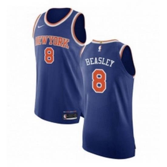 Youth Nike New York Knicks 8 Michael Beasley Authentic Royal Blue NBA Jersey Icon Edition