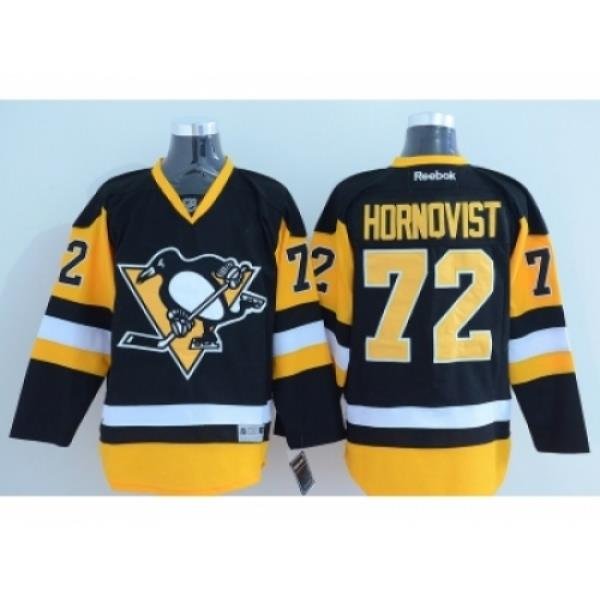 NHL Pittsburgh Penguins #72 hornqvist black-yellow jerseys