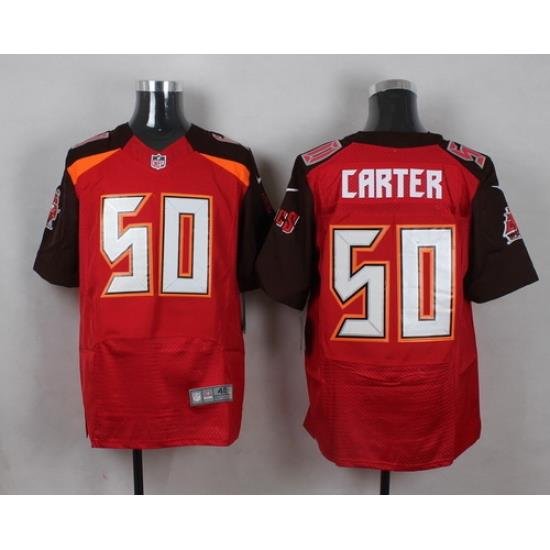 Nike Tampa Bay Buccaneers #50 Bruce Carter Red Team Color Mens Stitched NFL New Elite Jersey