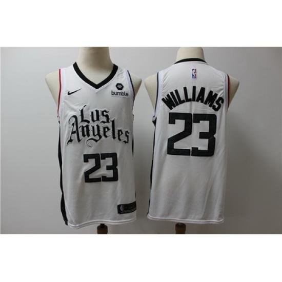 Clippers 23 Lou Williams White City Edition Nike Swingman Jersey