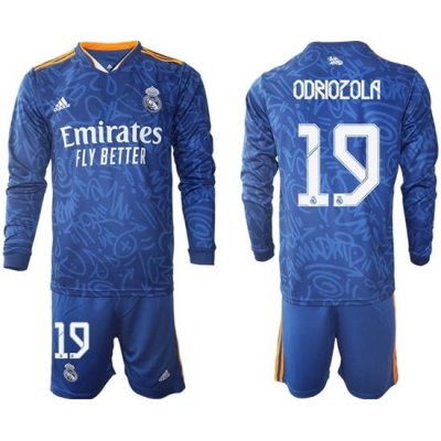 Men Real Madrid Long Sleeve Soccer Jerseys 526