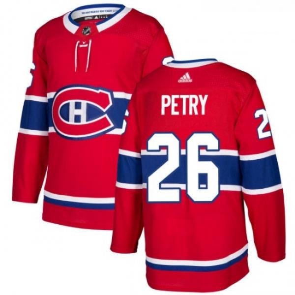 Youth Adidas Montreal Canadiens 26 Jeff Petry Premier Red Home NHL Jersey