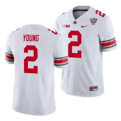 Ohio State Buckeyes Chase Young White 2021 Sugar Bowl College Football Jersey