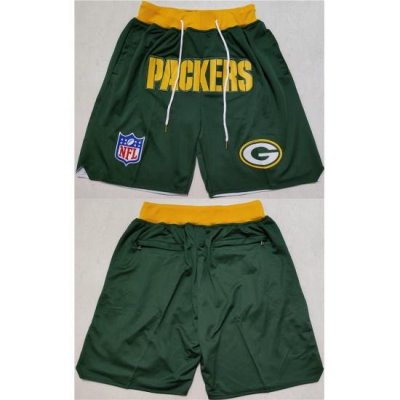 Men Green Bay Packers Navy Shorts