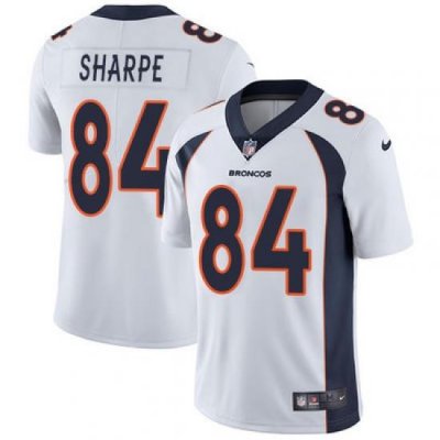 Nike Broncos #84 Shannon Sharpe White Youth Stitched NFL Vapor Untouchable Limited Jersey