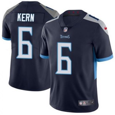 Nike Titans #6 Brett Kern Navy Blue Alternate Mens Stitched NFL Vapor Untouchable Limited Jersey