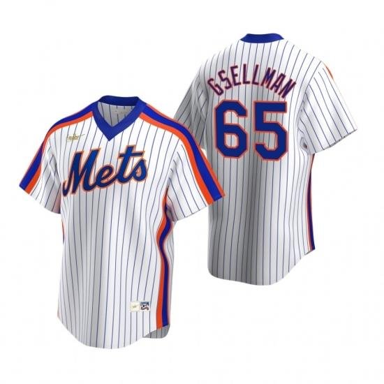 Mens Nike NeW York Mets 65 Robert Gsellman White CooperstoWn Collection Home Stitched Baseball Jersey