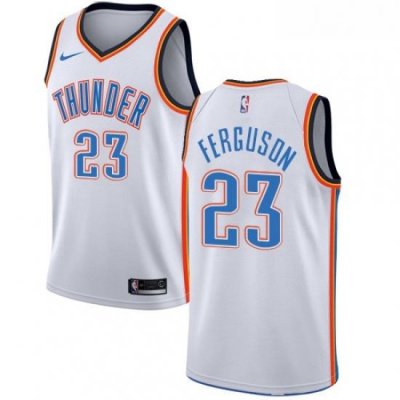 Youth Nike Oklahoma City Thunder 23 Terrance Ferguson Swingman White Home NBA Jersey Association Edition