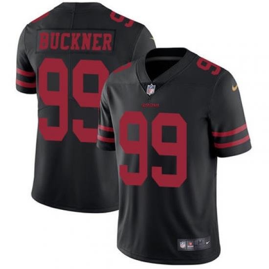 Nike 49ers #99 DeForest Buckner Black Alternate Mens Stitched NFL Vapor Untouchable Limited Jersey