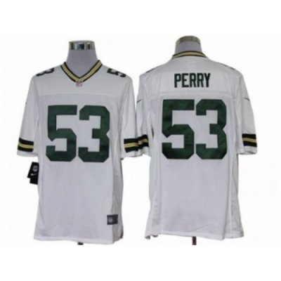 Nike green bay packers 53 Nick Perry white Limited NFL Jersey