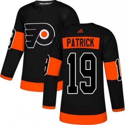 Mens Adidas Philadelphia Flyers 19 Nolan Patrick Premier Black Alternate NHL Jersey