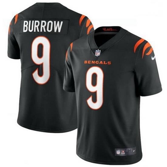 Youth Nike Cincinnati Bengals 9 Joe Burrow Black Vapor Limited Jersey