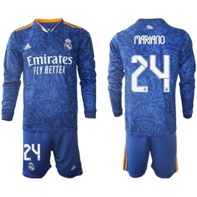 Men Real Madrid Long Sleeve Soccer Jerseys 522