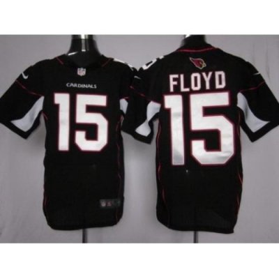 Nike Arizona Cardinals 15 Michael Floyd Black Elite NFL Jersey