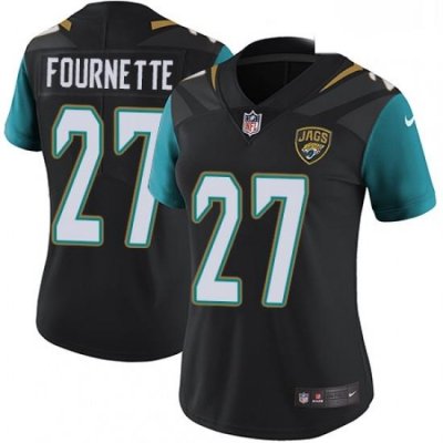 Womens Nike Jacksonville Jaguars 27 Leonard Fournette Elite Black Alternate NFL Jersey