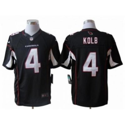 Nike Arizona Cardinals 4 Kevin Kolb Black Limited NFL Jersey