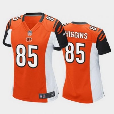 women tee higgins cincinnati bengals orange game jersey