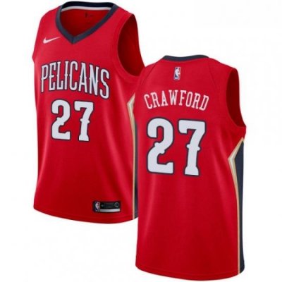 Youth Nike New Orleans Pelicans 27 Jordan Crawford Authentic Red Alternate NBA Jersey Statement Edition