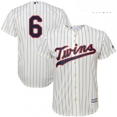 Mens Majestic Minnesota Twins 6 Tony Oliva Replica Cream Alternate Cool Base MLB Jersey