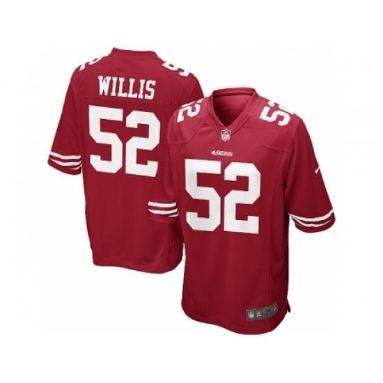 Nike San Francisco 49ers 52 Patrick Willis red Game NFL Jersey