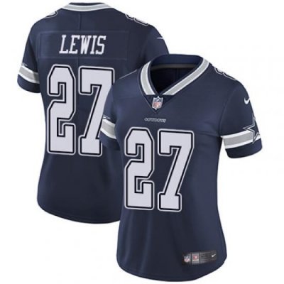 Nike Cowboys #27 Jourdan Lewis Navy Blue Womens Team Color Vapor Untouchable Elite Player NFL Jersey