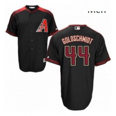 Mens Majestic Arizona Diamondbacks 44 Paul Goldschmidt Authentic Black Alternate Home Cool Base MLB Jersey